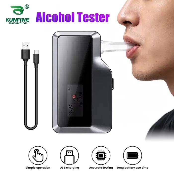 Testeur d'alcool professionnel, détecteur d'alcool, éthylotest, affichage numérique, utilisation à d