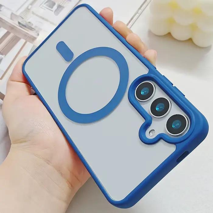 Coque transparente couleur bonbon pour Samsung Galaxy A57 A37 A17 A07 A54 A55 A35 A25 A15 A56 A36 A2