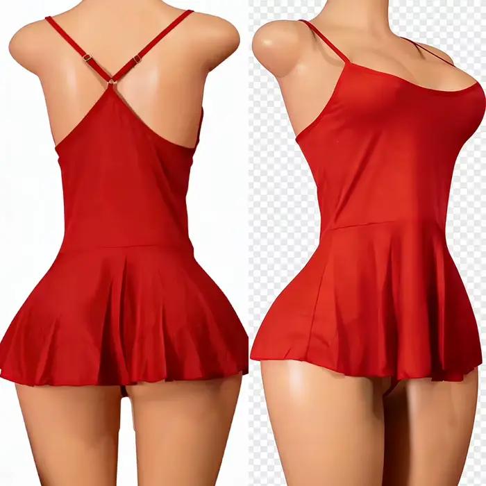 Nouvelle Robe Courte Moulante Sexy pour Femme, Style Babydoll, Tenue de Soirée, Vêtement de Nuit, Te