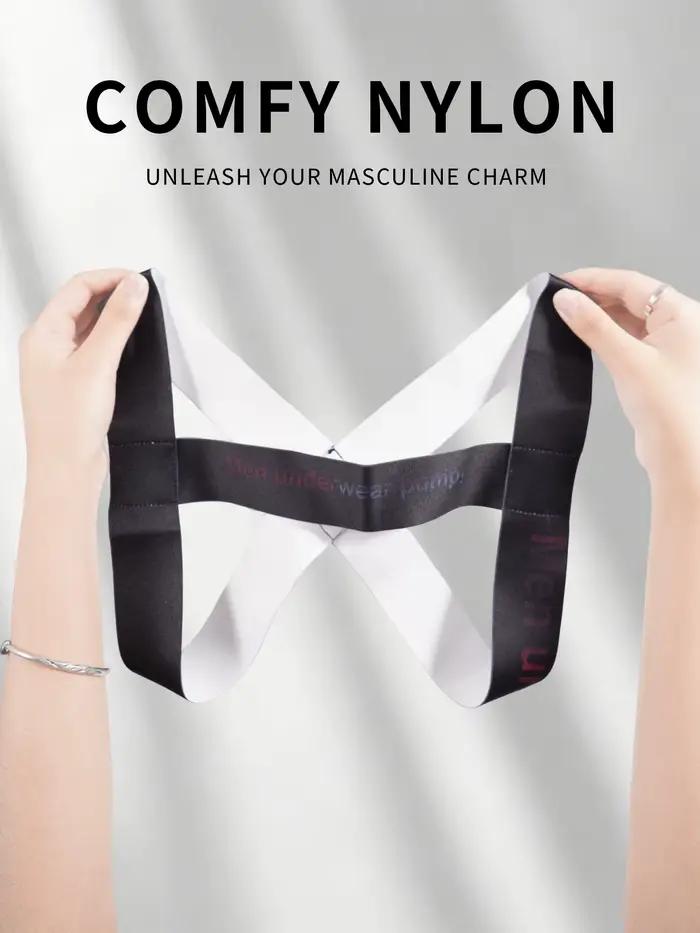 Sangle d'épaule croisée en nylon sexy pour homme, Pump! Harnais élastique de marque, accessoire de l