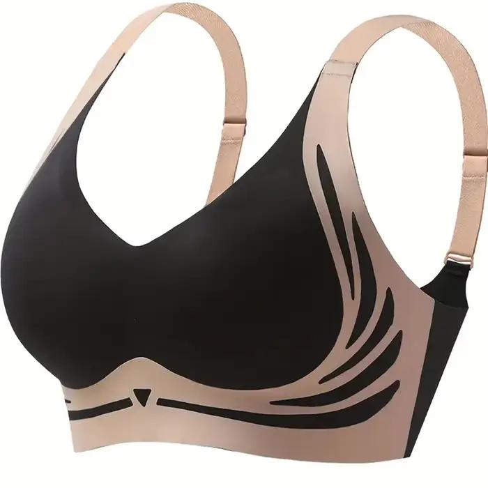 Soutien-gorge Push-up sans fil pour femmes, soutien doux, sous-vêtements réglables, Anti-affaissemen