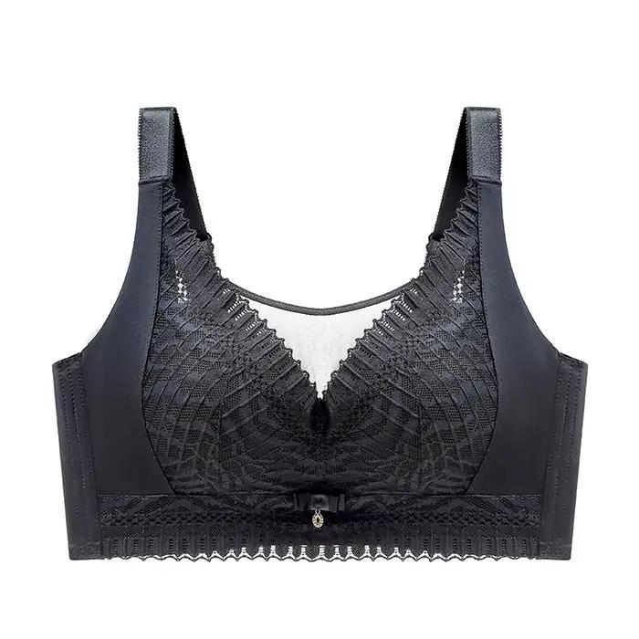 Soutien-gorge sans armatures grande taille pour femmes, anti-affaissement, pour poitrine généreuse, 