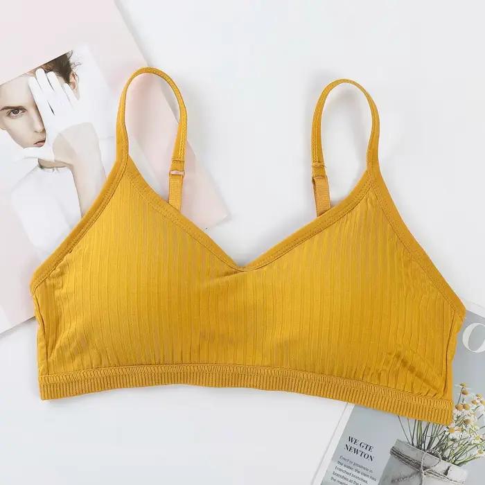 Soutien-Gorge Sexy à Bretelles Fines pour Fille, Haut Court Précieux, Tube Rembourré en Y, Sous-Vête