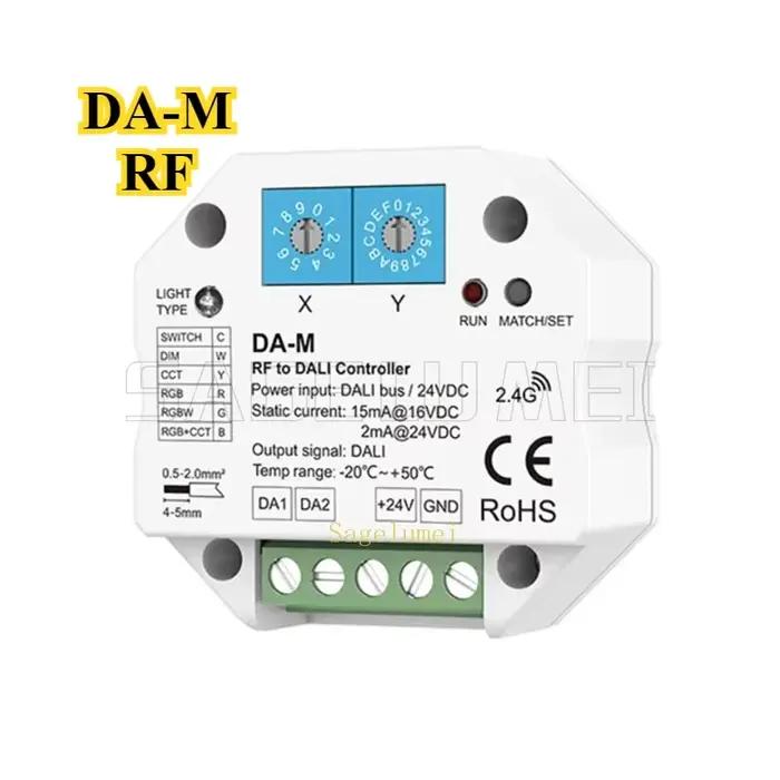 DALI convertisseur variateur contrôleur RF DA-M /RF & WiFi DA-M(WT) /RF & Zigbee DA-M(WZ) DC24V Tuya
