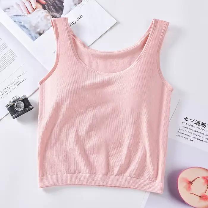 Camisole rembourrée pour femme, haut précieux, lingerie sexy, sous-vêtements féminins, débardeurs d'