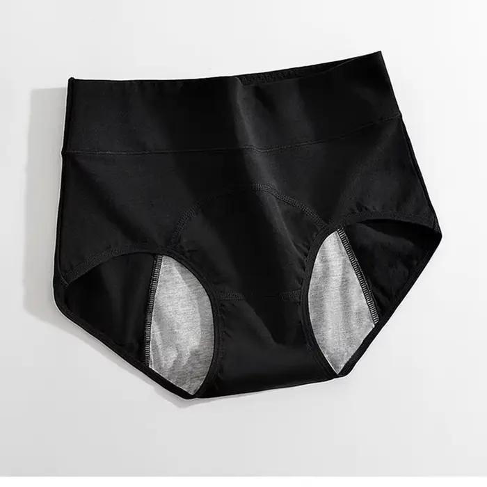 Culotte pour Menstruation coton Culotte menstruelle taille haute sous-vêtements menstruels Culotte M