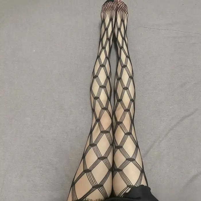 Collants résille sexy ajourés pour femme, taille haute, haute élasticité, lingerie de club