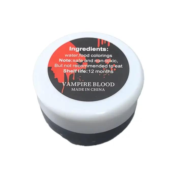Pour Halloween Cosplay sang épais faux caillot Gel de sang maquillage Vampires cicatrices faux sang 