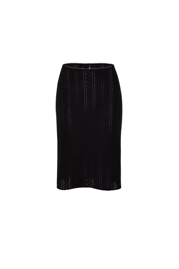 COUCOU La jupe slip noire et blanche