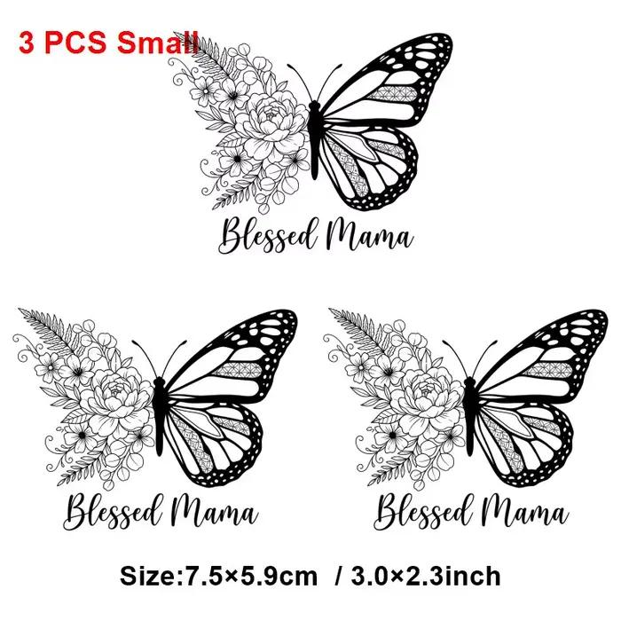 Patchs thermocollants DIY pour la fête des mères, transferts thermiques pour vêtements, t-shirts, sa