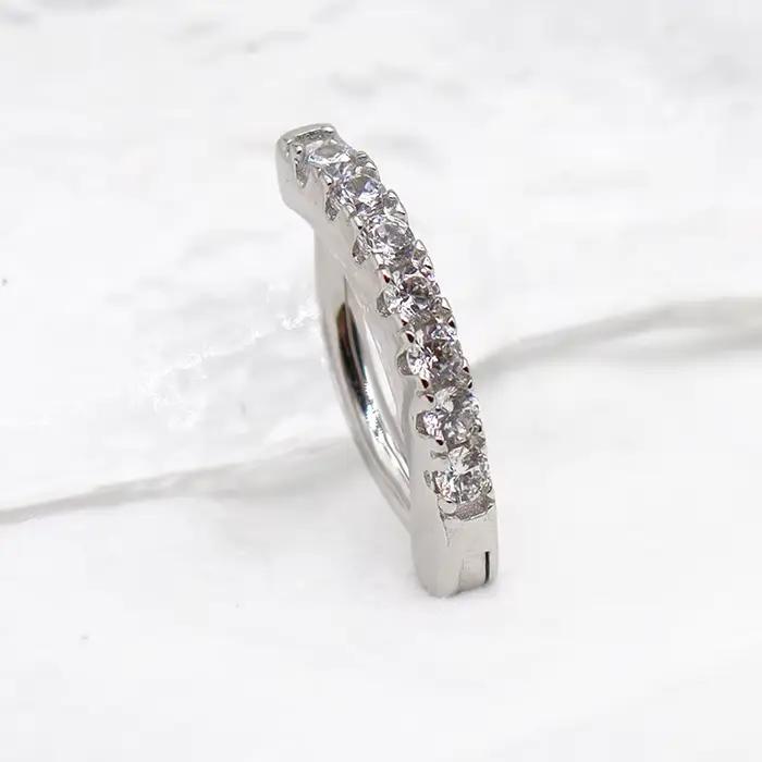 MIQIAO-Piercings de ventre en argent 925 pour femmes, accessoires sexy, bijoux de corps, anneau de n