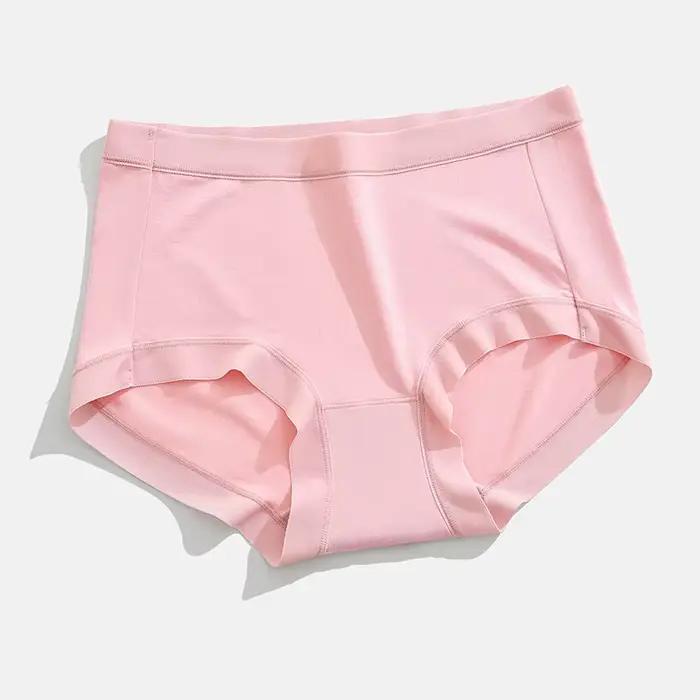 Gentle.Bear-Culotte Modal pour Femme, Sous-Vêtement Taille Haute, Ultra Doux, Sans Couture, Boxer, N