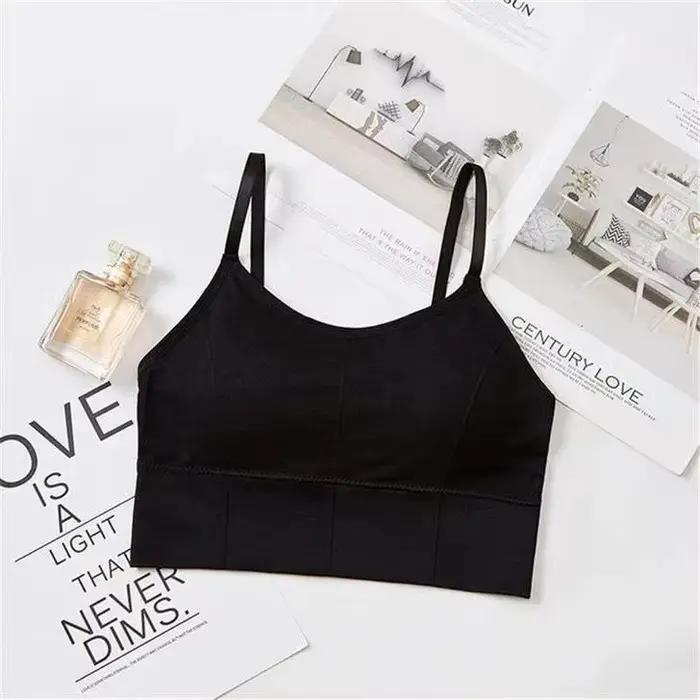 Soutien-gorge sans couture femmes soutien-gorge de sport gymnastique course Push Up Bralette rembour