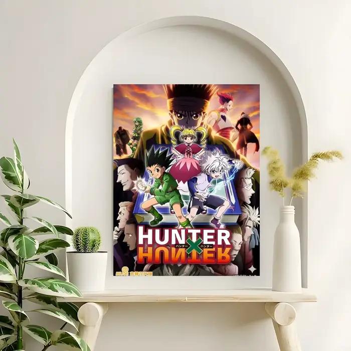 Affiche Anime Hunter X Hunter, autocollants haute définition, adaptés à la chambre à coucher, au sal