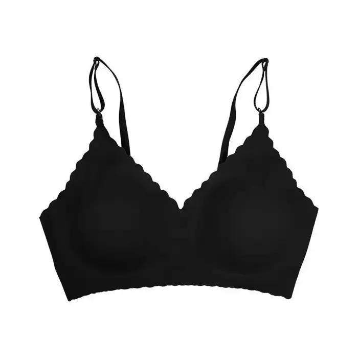 Offre spéciale 6 couleurs nouveau sous-vêtements en soie glacée soutien-gorge confortable sans fil r