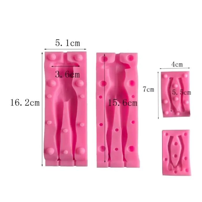 Moule de corps de poupée en argile ultraléger pour hommes/femmes, moule complet en Silicone, bricola