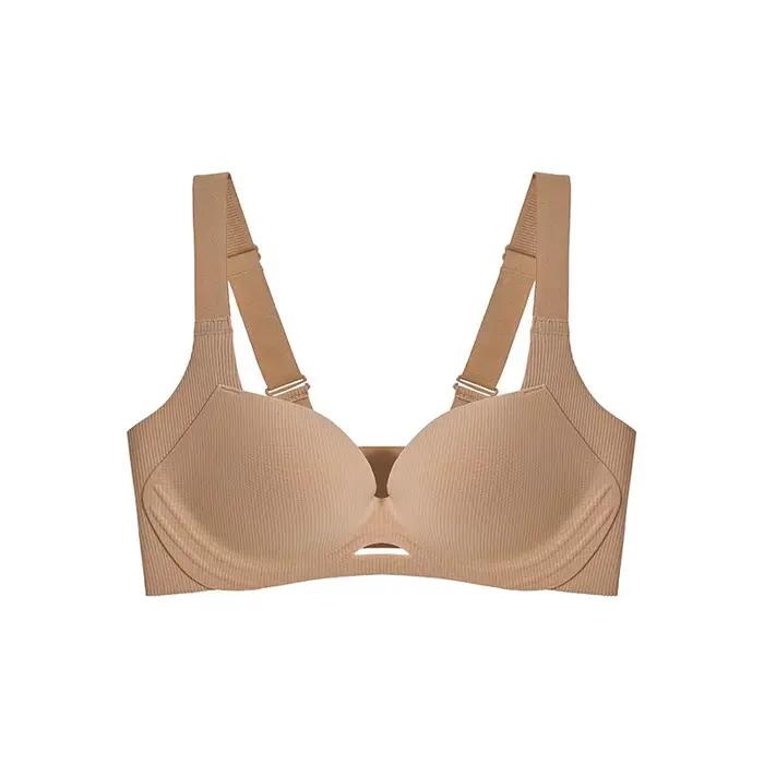 Soutien-gorge amincissant sans anneaux en acier pour femme, réduction de la poitrine, ajustement, gr