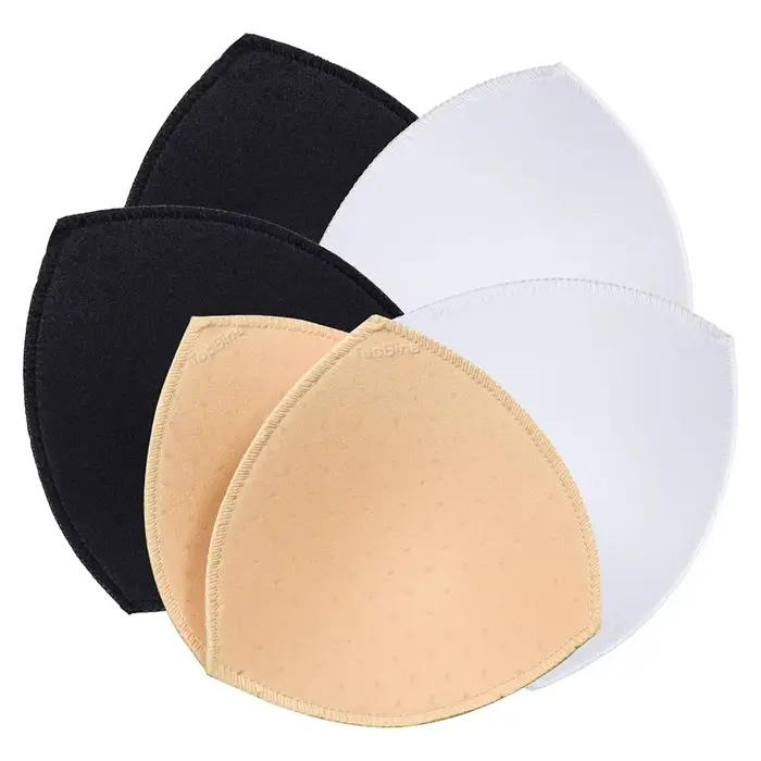 3 paires de bonnets amovibles pour femmes, coussinets de soutien-gorge, Triangles, sous-vêtements, B