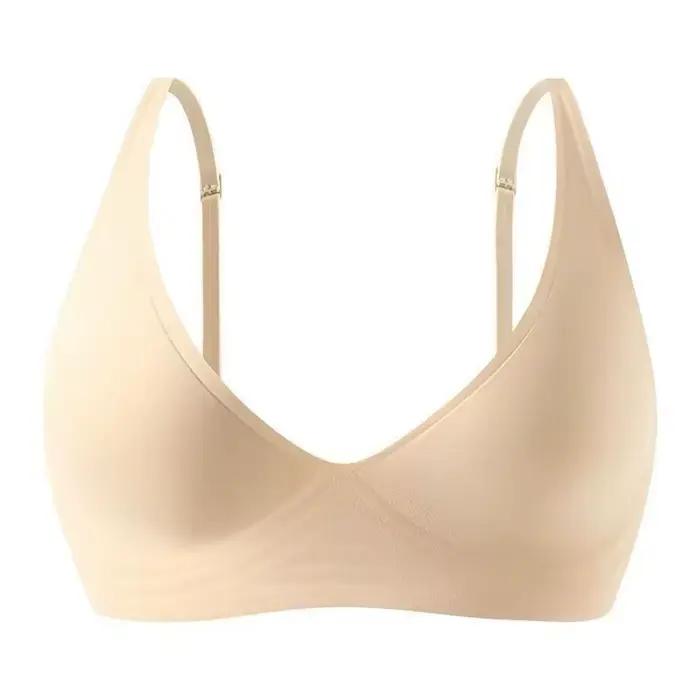 Soutien-gorge sans couture grande taille, couvrant entièrement la poitrine, sans armatures, conforta