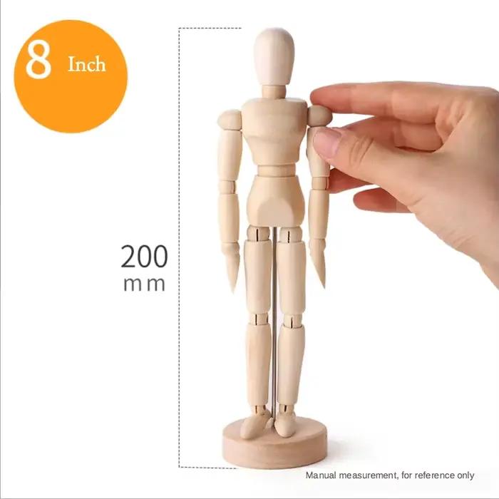 Dessin marionnette en bois modèle croquis peinture petite main en bois Flexible mobile en bois homme