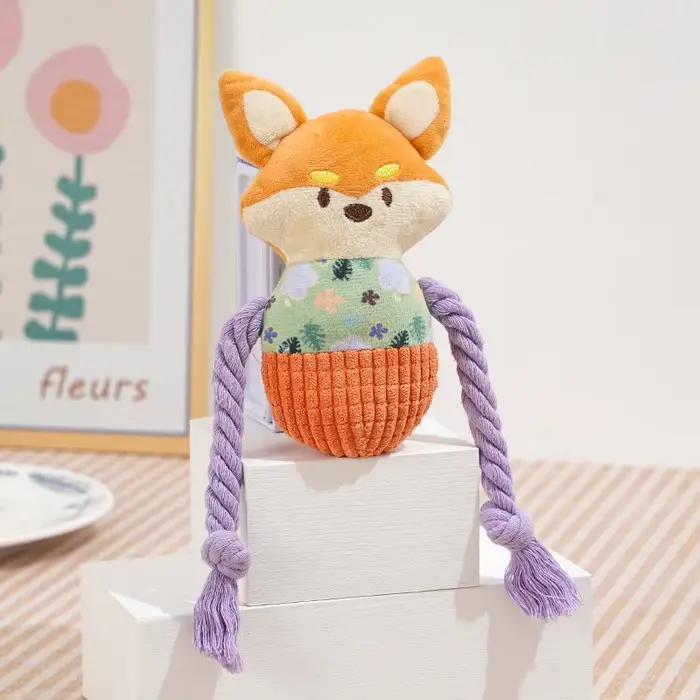Nouveau jouet sonore pour chien, jouet en peluche, jouet en corde anti-ennui pour chat, jouet d'entr
