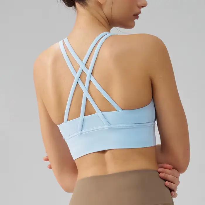 TRY TO BN Soutien-gorge de yoga dos nu pour femmes, sous-vêtements de fitness initiés, soutien-gorge
