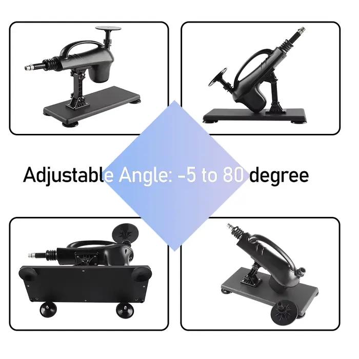 Machine Sexuelle Filaire/Sans Fil pour Homme et Femme, Gode Vibrateur Réglable, avec Pompage, Jouets