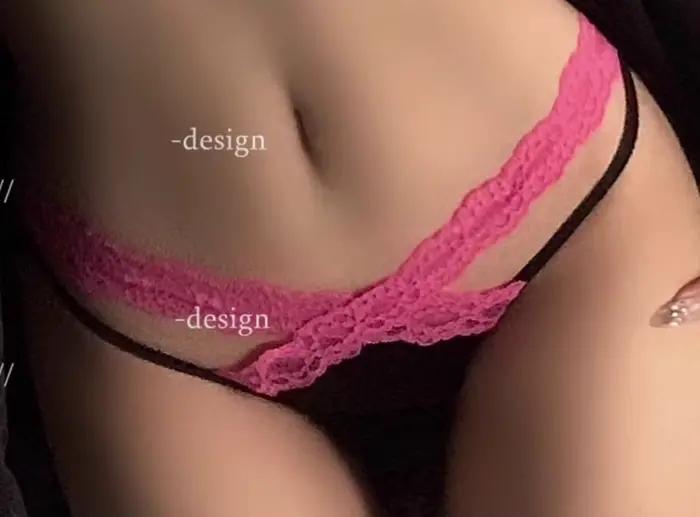 MOYISU Ensemble de lingerie à nœud japonais, bralette bloc de couleur mignonne et sexy, confort sans