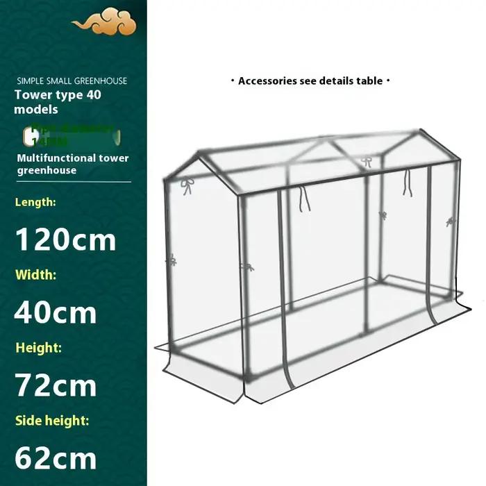 Support de tuyau en fer revêtu de plastique, Protection contre les insectes, tour de balcon, serre, 