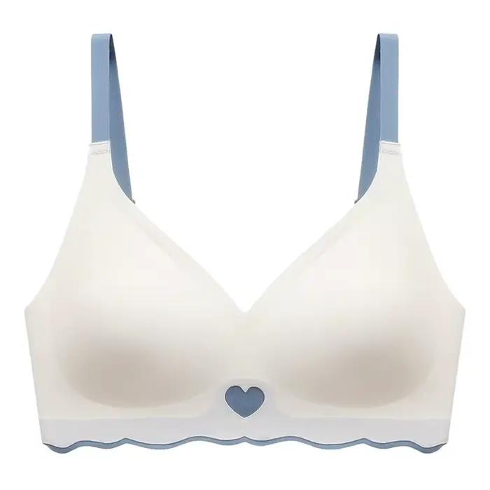Soutien-gorge sans fil ajusté effet push-up, sans coutures, anti-choc, pour le sport, pour filles et
