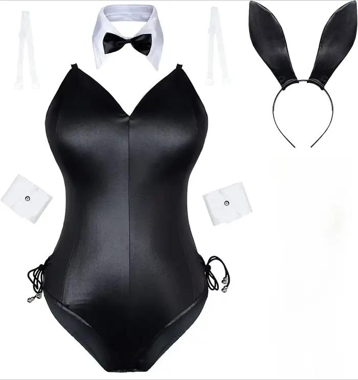 Costume de cosplay Bunnygirl pour femme, tenue de lapin, costume de cosplay Senpai, costume de rôle 