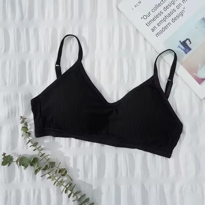Soutien-gorge Sexy pour femmes, Bralette, Lingerie, Push Up, en coton, Flexible, mode sport, respira