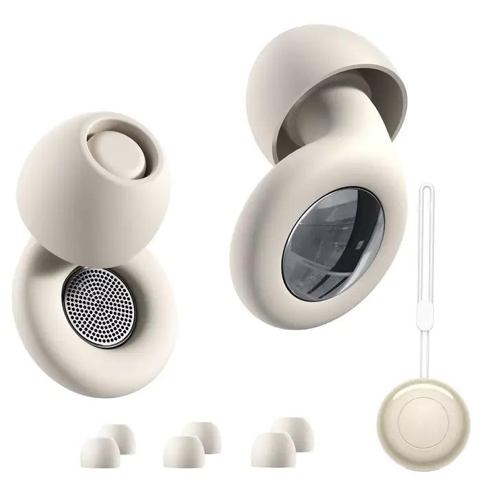 Eayburst Bouchons d'oreille en silicone pour dormir Cancelage du bruit Protection auditive Bouchon d