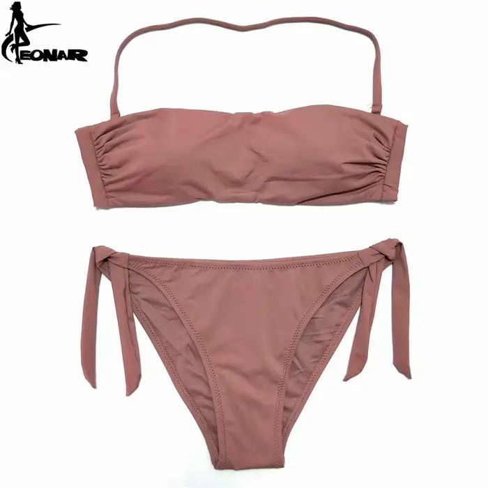 EONAR Bandeau Bikinis femmes Maillot De Bain Push Up brésilien Bikini ensemble maillots De Bain femm