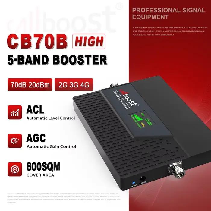 Callboost 5 bandes 2100 1800 2600 900 700B28 800B20 5G téléphone portable 4G amplificateur GSM LTE E