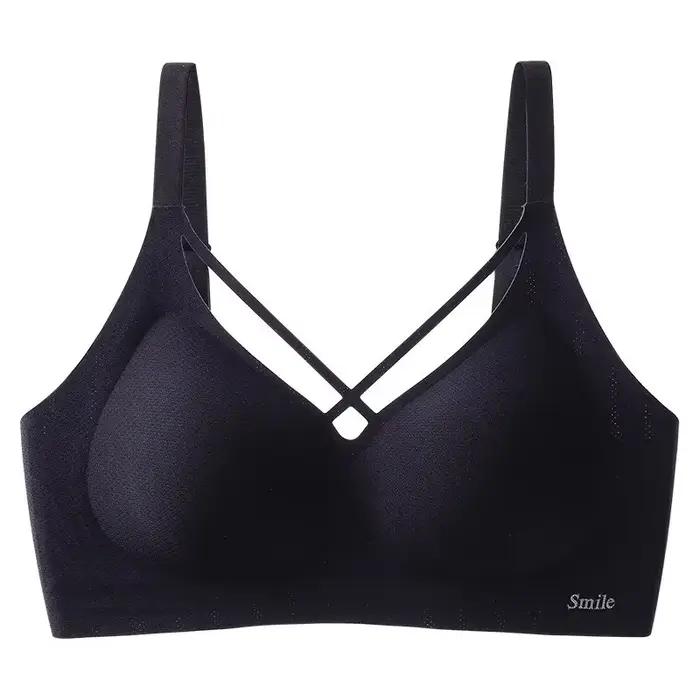 Soutien-gorge sans fil respirant à bonnets fixes pour femmes grandes tailles (M-6XL) – Idéal pour po