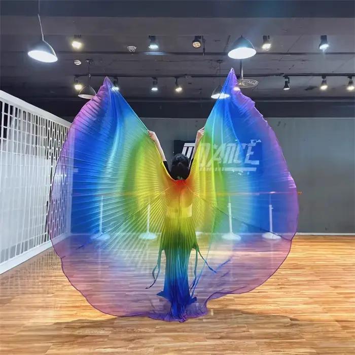 Ailes Isis de culte à 360 degrés pour adultes et femmes, Costume de danse du ventre professionnel ég