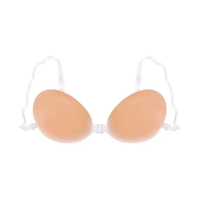 Soutien-gorge Push Up Invisible pour femmes, couverture de mamelon en Silicone, coussinet de poitrin