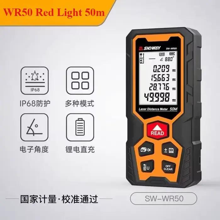 SNDWAY télémètre Laser vert SW-WG100 salle de mesure intérieure et extérieure plage Laser anti-pouss