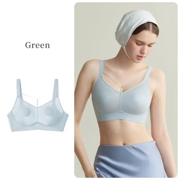 SUJIIN Soutien-gorge minimisateur grande taille pour femme, sans couture, sans armatures, anti-affai