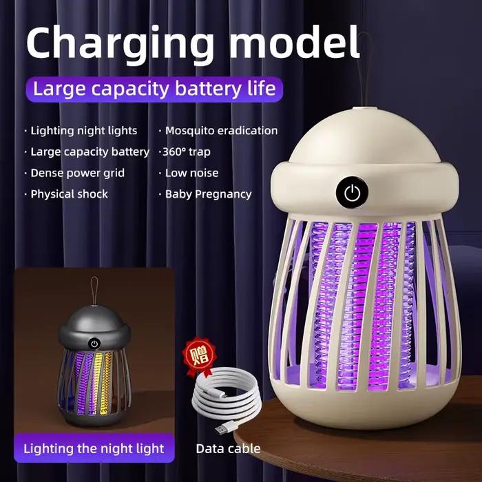 Lampe anti-moustiques électrique USB, piège à mouches, tueur d'insectes, répulsif, pour chambre à co