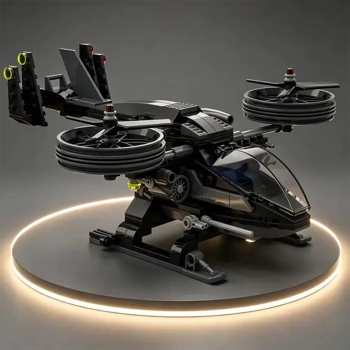 Modèle d'hélicoptère, ornement de bureau pour la maison, cadeau idéal pour les amateurs d'aviation e