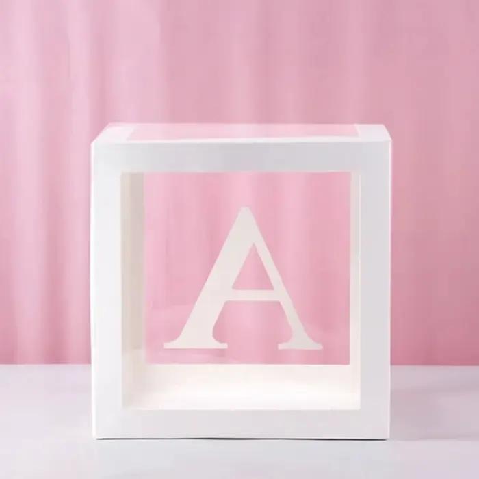 Boîtes à lettres en forme de ballons DIY, lettres de l'alphabet A-Z pour fête sur le thème de l'amou