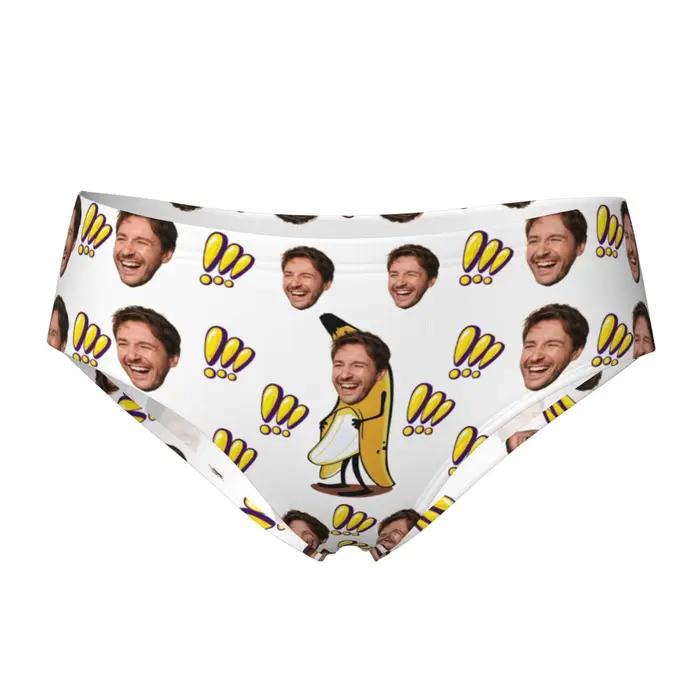Lingerie personnalisée avec photo du visage pour femmes, cadeau de la Saint-Valentin, lingerie respi