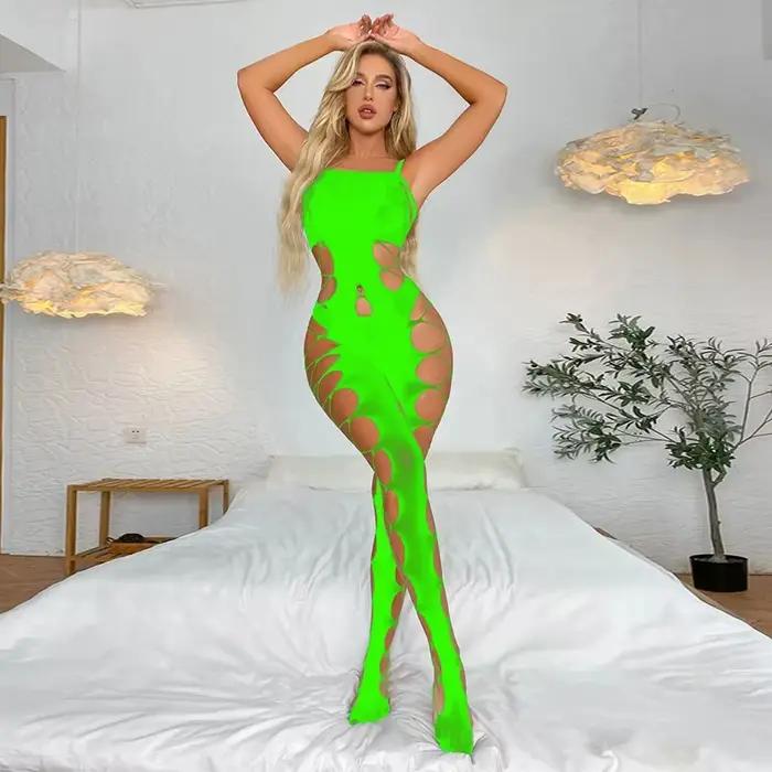 Lingerie sexy pour femmes, vêtements de nuit, body, combinaison, lingerie transparente, lingerie en 