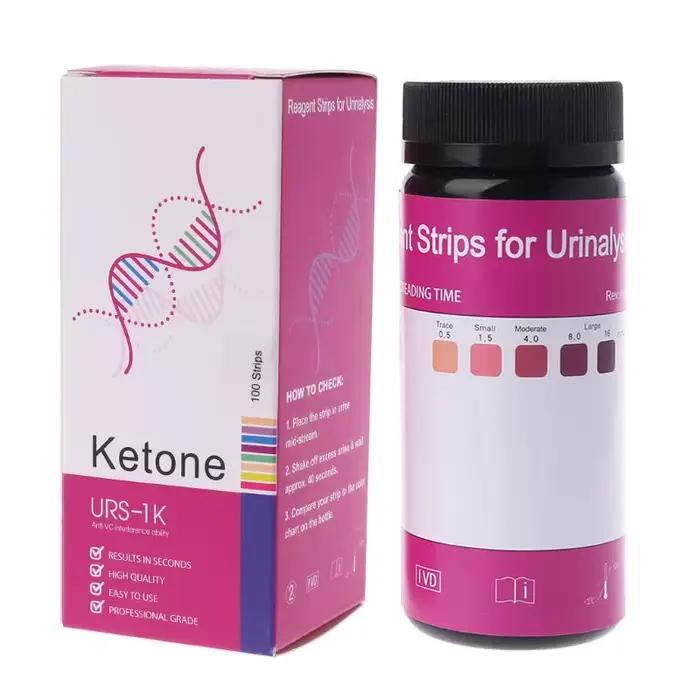 100 test Keto testant les cétones dans l'urine avec régime cétogène faible en glucides