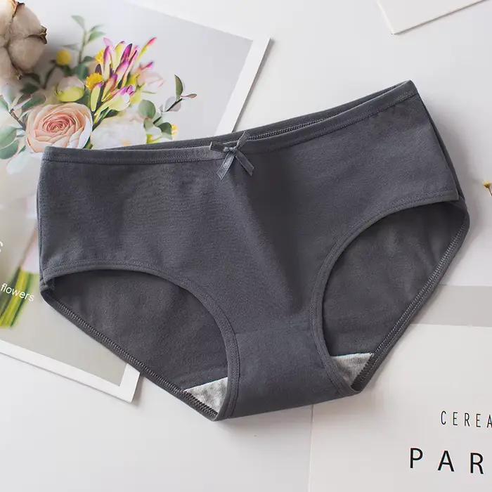Beauté Pure Coton Culottes Femmes Coton Culotte Taille Libre Sous-Vêtements Doux Coton Shorts Triang