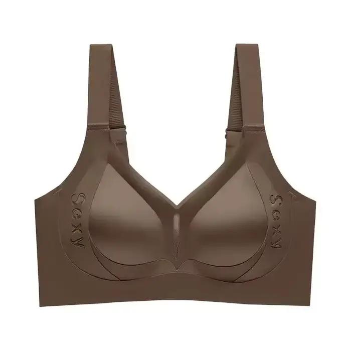 Sous-vêtements grande taille, gros seins, petit soutien doux, soutien-gorge rassemblé, seins en pelu