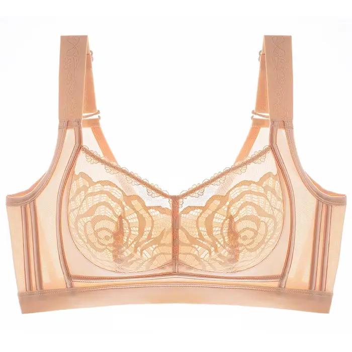 Soutien-gorge minimiseur sans éponge, grande taille, sous-vêtements sans couture, petits seins rentr