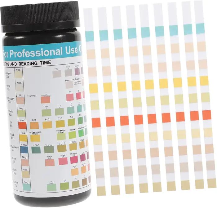 100 pièces bandelettes de Test de Routine d'urine bandelettes de Test de Ph Kit de Test bandelettes 